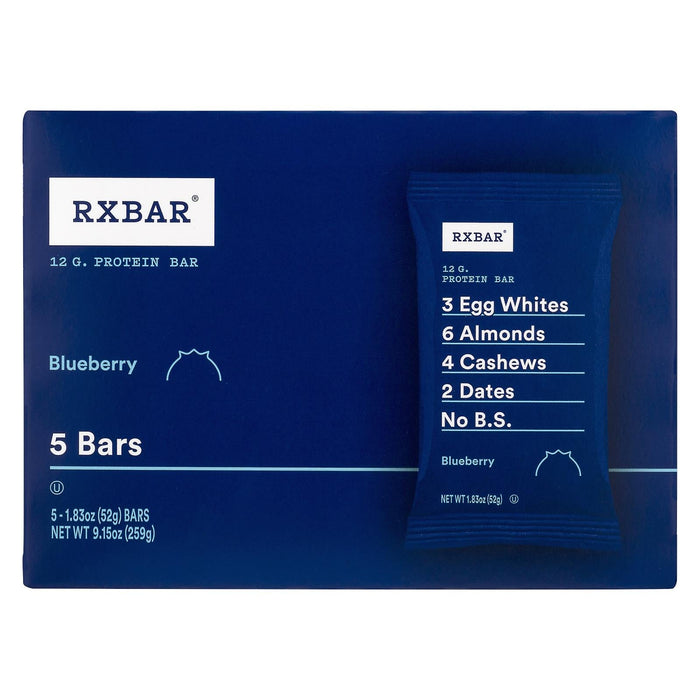 RXBAR Blueberry Protein Bar (5/1.83oz)