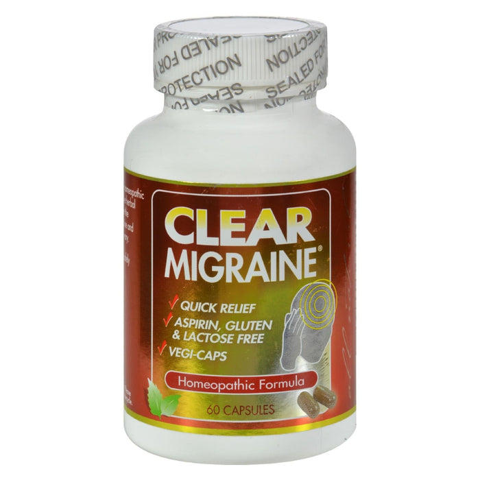 Clear Products Clear Migraine Relief - 60 Capsules