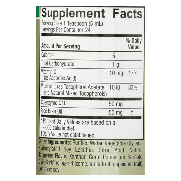 Nature's Answer High-Absorption Liquid Co-Q10 for Heart Health (4 Fl Oz)