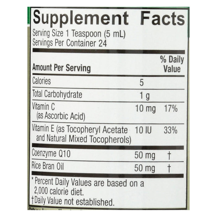 Nature's Answer High-Absorption Liquid Co-Q10 for Heart Health (4 Fl Oz)