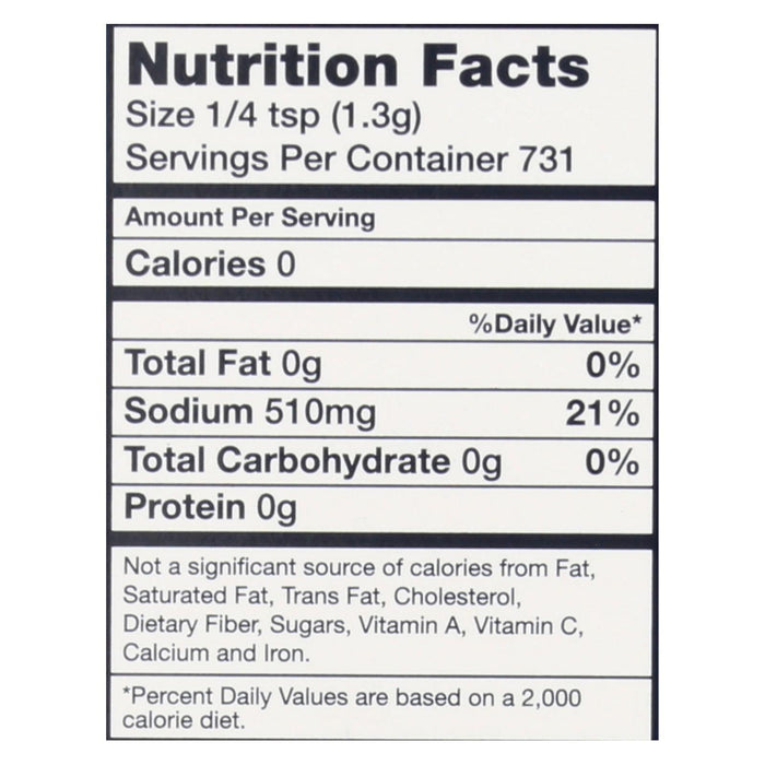 La Baleine Kosher Sea Salt (Pack of 9 - 33.5 Oz.)