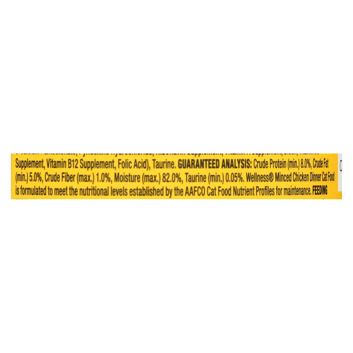 Wellness Pet Products Cat Food - Chicken Dinner (Pack of 24) - 3 Oz.