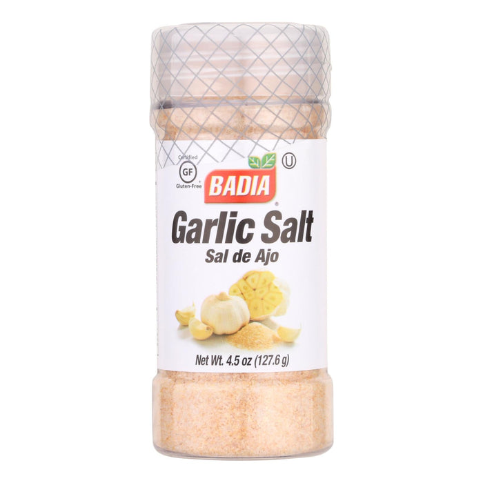 Badia Premium Garlic Salt Seasoning (Pack of 8 - 4.5 Oz.)
