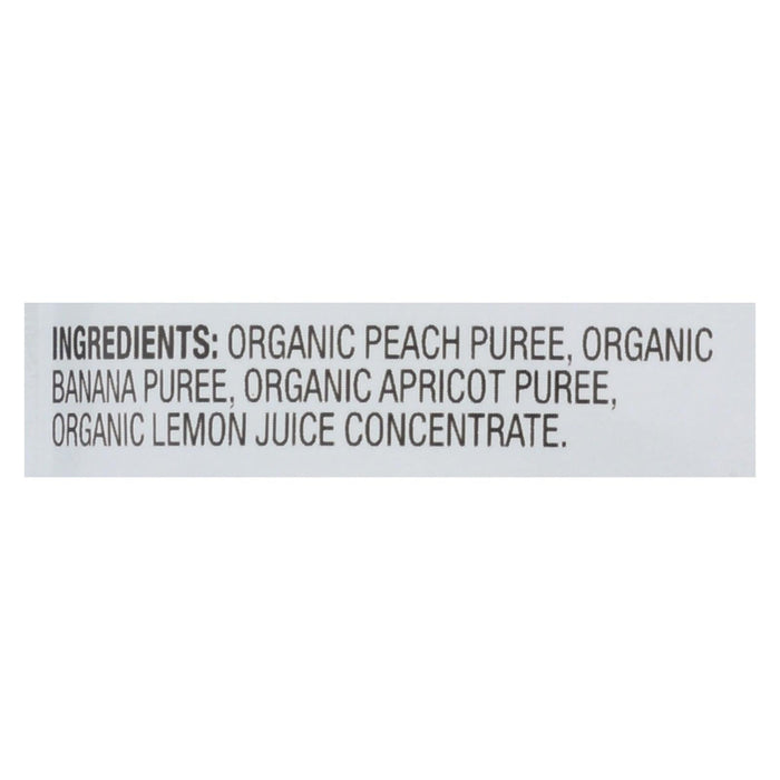 Plum Organics Apricot Banana Baby Food Puree 3.5 Oz (Pack of 6)