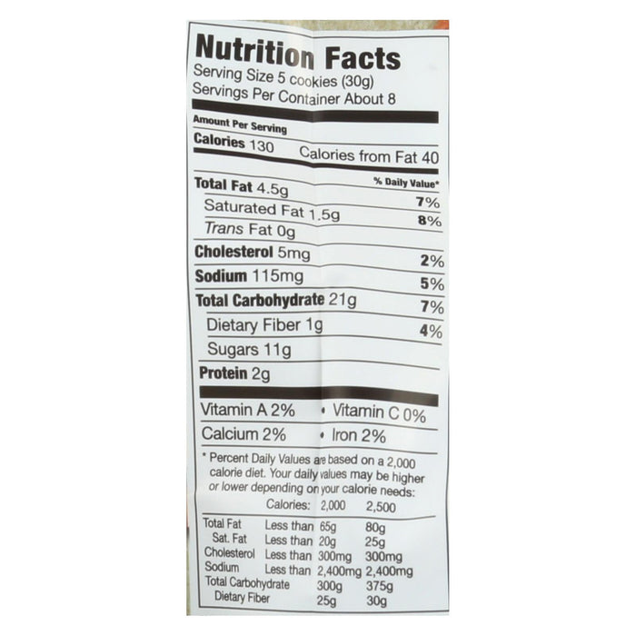 Gluten-Free Chocolate Chip Cookies by Mi-Del (Pack of 8)