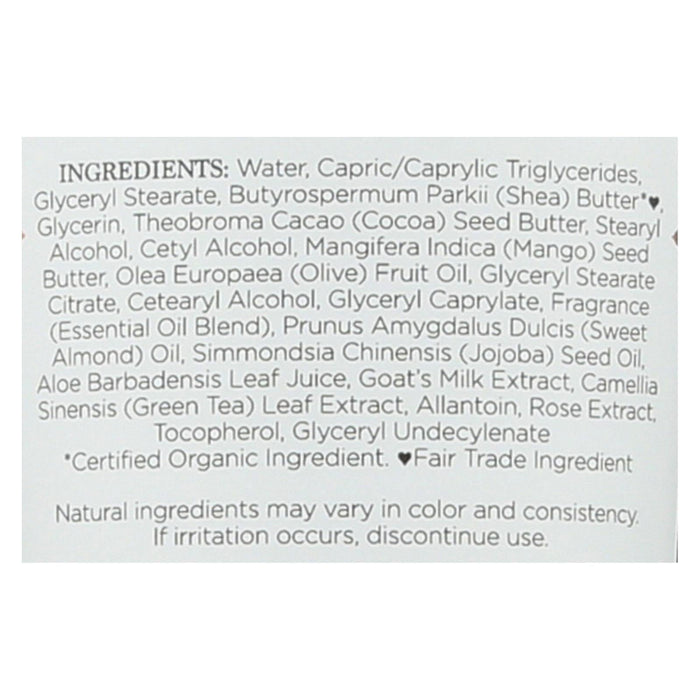 Nubian Heritage Goats' Milk & Chai Infused with Rose Extract Bar Soap, 4 Ounces