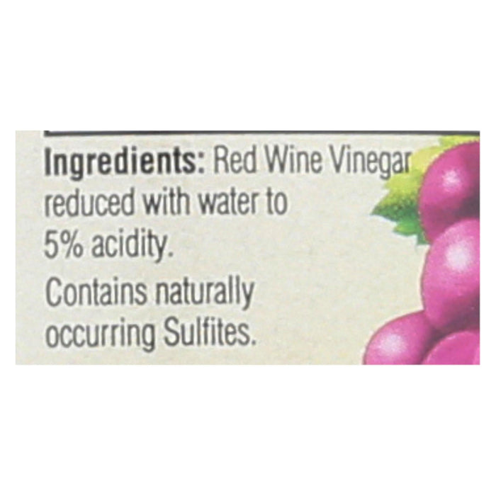 Pompeian Gourmet Red Wine Vinegar, 16 Fl Oz., Pack of 12
