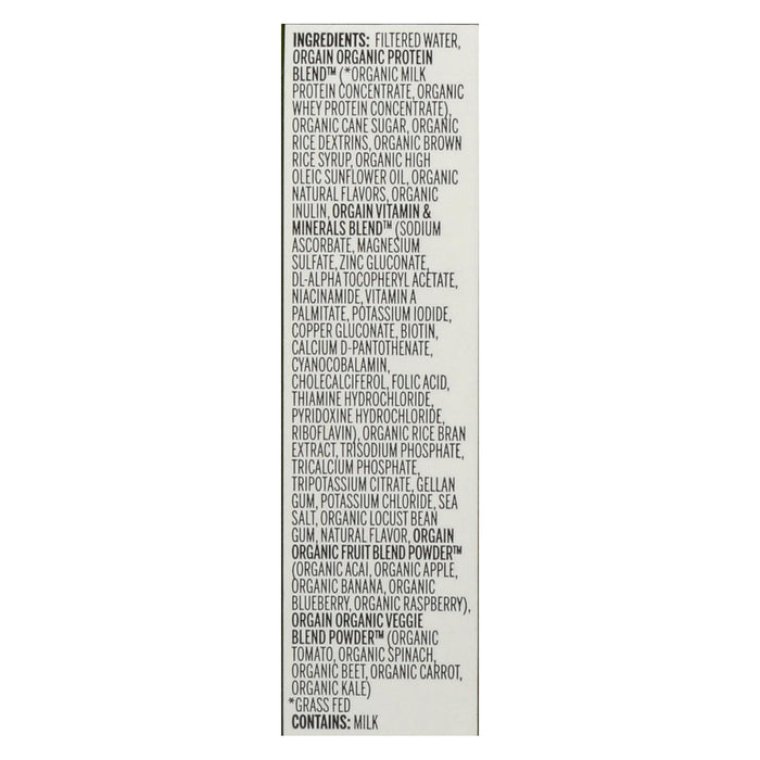 Orgain Orgainic Nut Shake - Strawberry & Cream (Pack of 3) - 11 Fl. Oz.