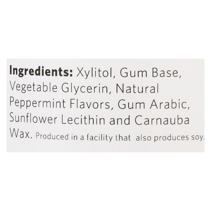 Xylichew Sugar-Free Peppermint Gum, 60-Count Jars (Pack of 4)