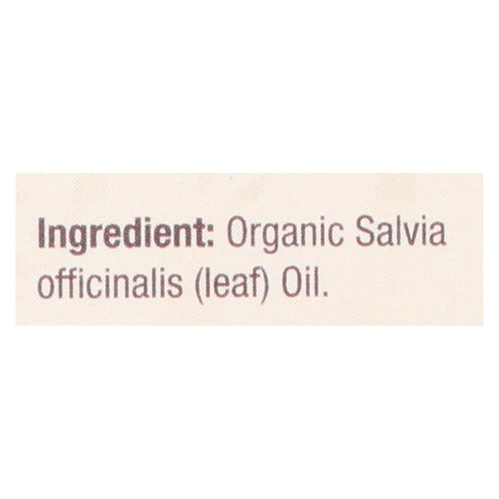 Nature's Answer Organic Sage Essential Oil (0.5 Oz.)