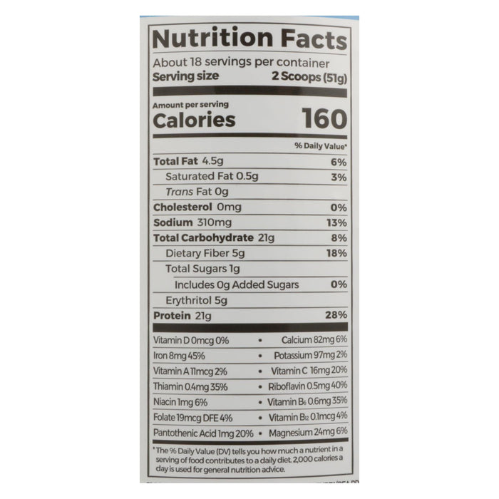 Orgain Organic Plant-Based Vanilla Protein Powder - 2.02 lb