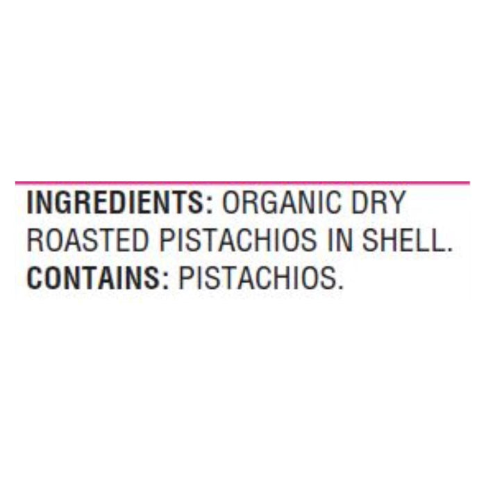 Woodstock Organic Dry Roasted Unsalted Pistachios, 8 x 7 Oz. Packs