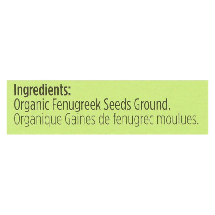 Spicely Organics Organic Ground Fenugreek