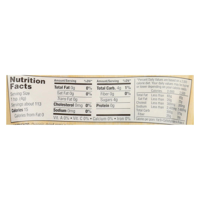 Woodstock Organic Turbinado Raw Sugar (16 Oz, Pack of 12)