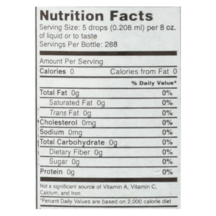 Sweet Leaf Liquid Stevia Cinnamon - 2 Fl Oz.