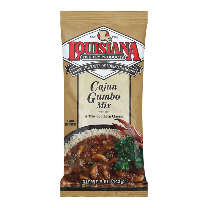 La Fish Fry Cajun Gumbo Mix - 24 Packs x 5 oz.
