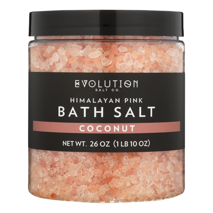 Evolution Salt Himalayan Coarse Coconut Bath Salt - 26 Oz.