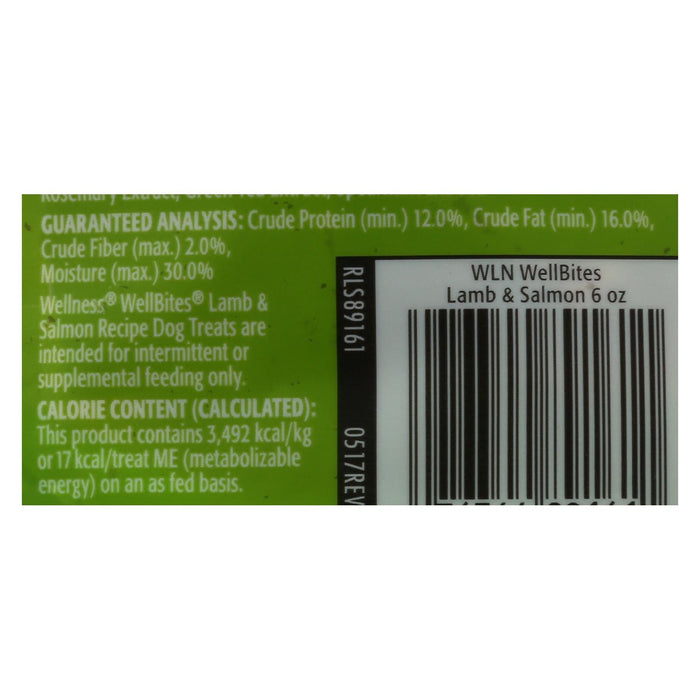 Wellness Soft Wellbites Lamb & Salmon Recipe Natural Dog Treats (Pack of 8 - 6 Oz.)