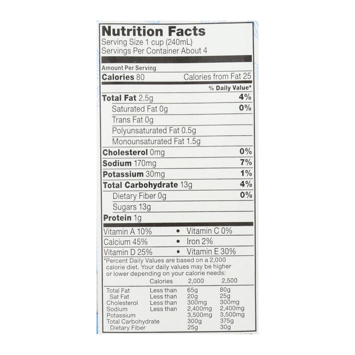 So Delicious Dairy-Free Almond Milk (Pack of 6) - Vanilla - 32 Oz.