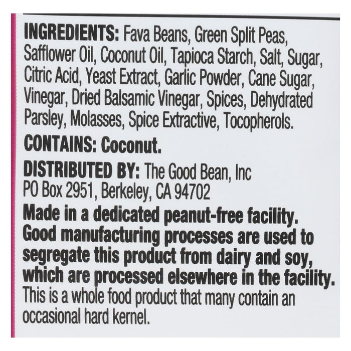 The Good Bean Fava/Peas Balsamic Herb (Pack of 6 - 6 Oz.)