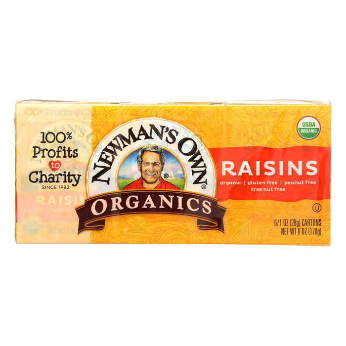 Newman's Own Organic Raisins, 6 Oz. Pack of 12
