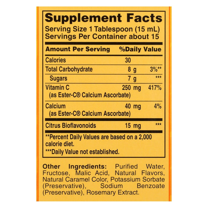 American Health Ester-C with Citrus Bioflavonoids - 250 mg, 8 oz. Immune Support