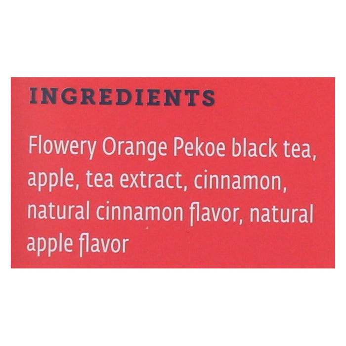 Zest Tea - Black Tea with Cinnamon Apple (Pack of 6) - 1.32 Oz.