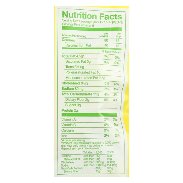 Boomchickapop Angie's Kettle Corn Popcorn - Sea Salt - Pack of 4, 6.6 Oz Bags