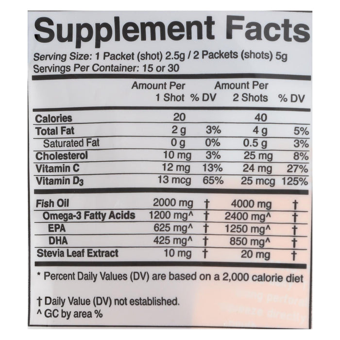 Coromega Max Omega 3 Citrus Burst Softgels, 30-Count