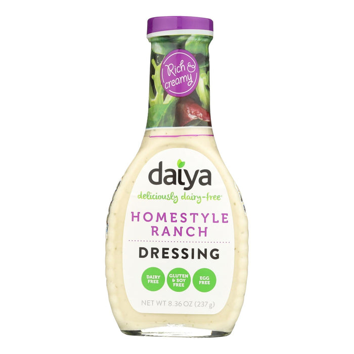 Daiya Homestyle Ranch Salad Dressing, Dairy-Free, 8.36 Fl Oz. Pack of 6
