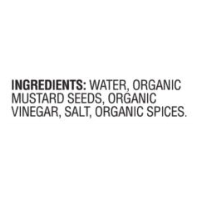 Woodstock Organic Stone Ground Mustard, 8 Oz (Pack of 12)