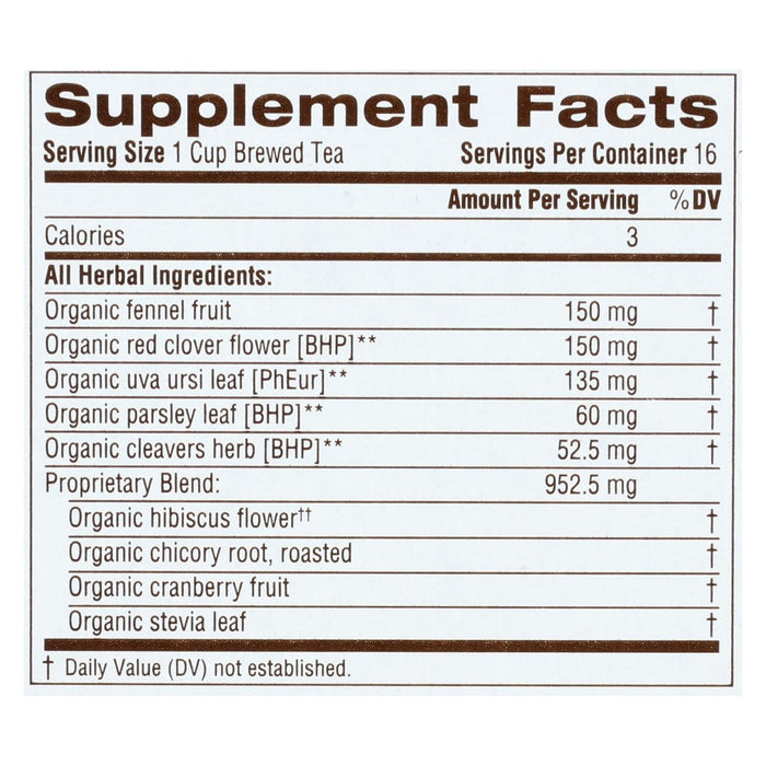 Traditional Medicinals Organic Weightless Cranberry Herbal Tea, 6 Packs of 16 Tea Bags Each