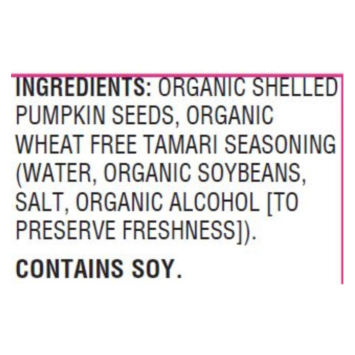 Woodstock Organic Tamari Pumpkin Seeds, 9 Oz (Pack of 8)