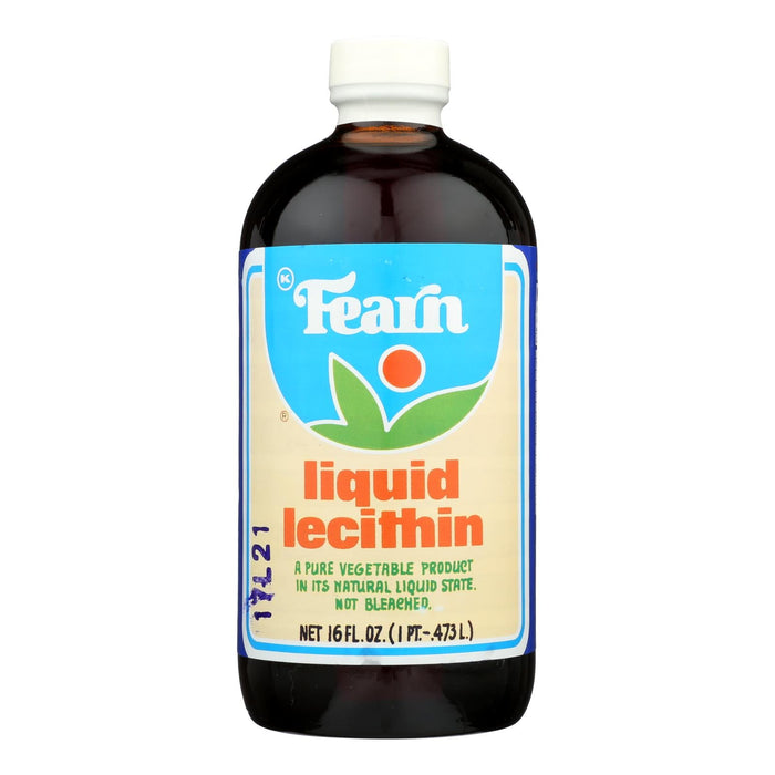 Fearn Liquid Lecithin: 16 Fl Oz, Superior Nutrient Support, Case of 12 (Pack of 12)
