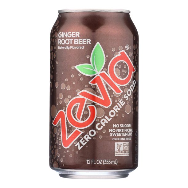 Zevia Ginger Root Beer 12 Fl Oz (Pack of 12)