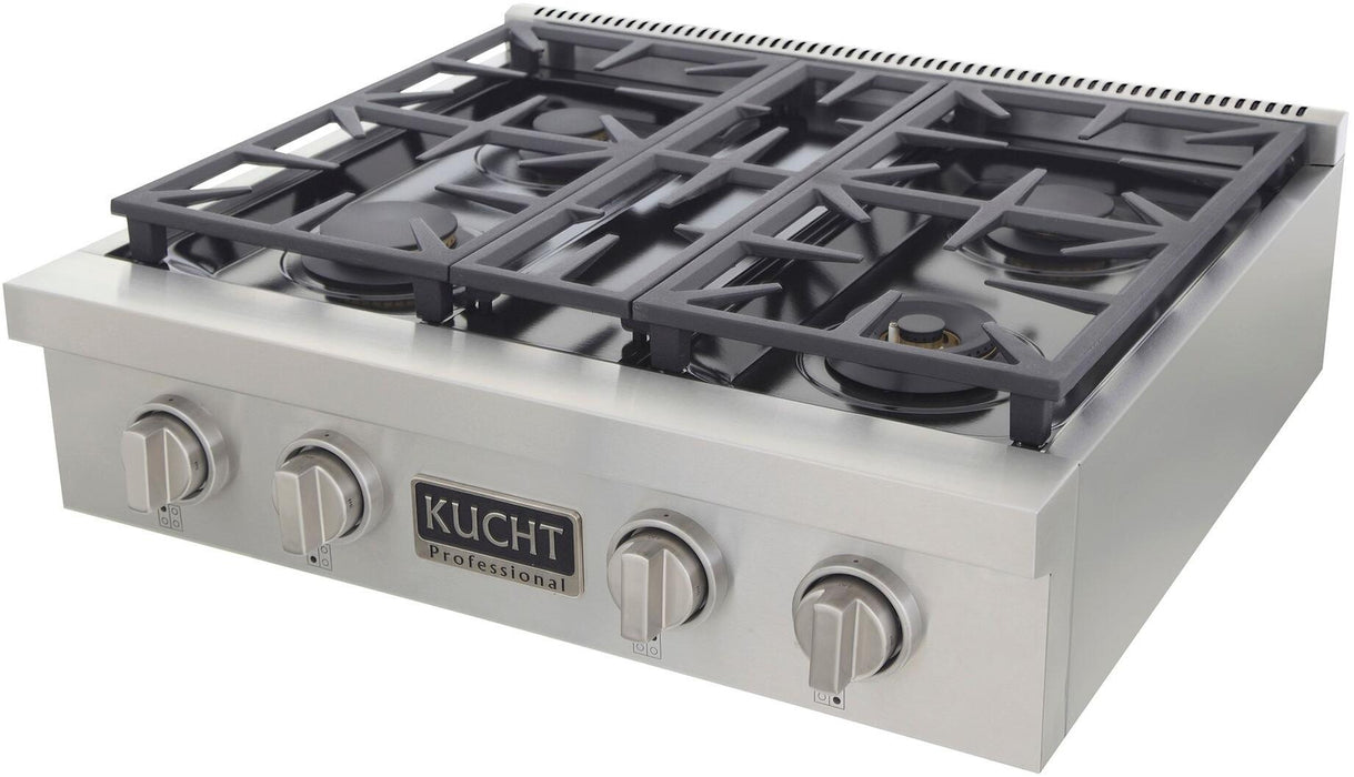 KUCHT 30 Inch Gas Sealed Burner Rangetop KFX309T-S
