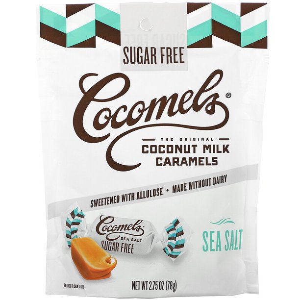 Cocomels - Caramel Coconut Milk Sea Salt Sugar Free (Pack of 6) 2.75 Oz