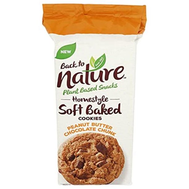 Back to Nature Chocolate Chunk, Peanut Butter Cookie (8 oz., 6-Pack)