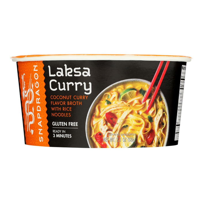 Snapdragon Foods Vietnamese Singapore Curry Rice Noodle Bowls (Pack of 6) - 2.1 Oz