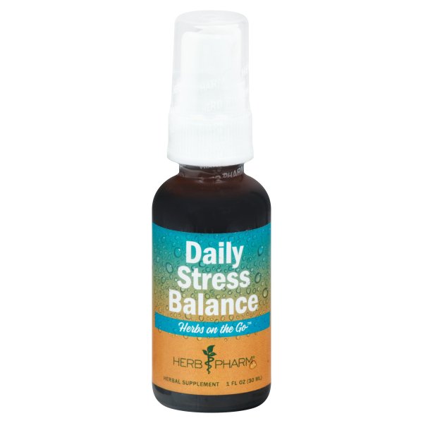 Herb Pharm Daily Stress Balance Herbal Supplement for Stress Relief