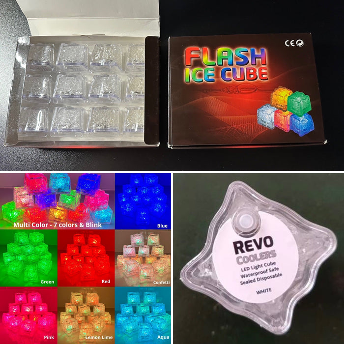 REVO Multi Color Light Up Ice Cube™ | 12 pk