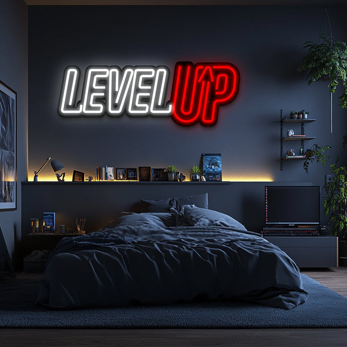 Level Up Metal Neon Wall Art- LN0085