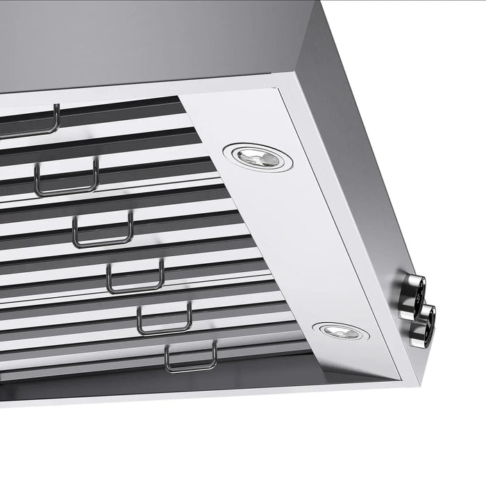 Kucht 36" Ducted Under Cabinet Range Hood Stainless Steel with Digital Controls KRH360-SS