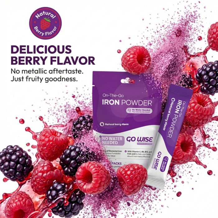 Gentle Iron Supplement for Women and Men (No Water Needed)