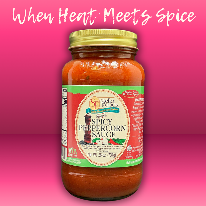 Stello Foods - Rosie's Spicy Peppercorn Pasta Sauce - 26 oz