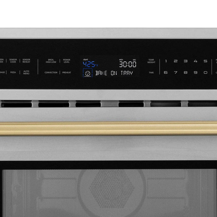 ZLINE 30” Convection Microwave, Stainless Steel, Bronze MWOZ-30-CB