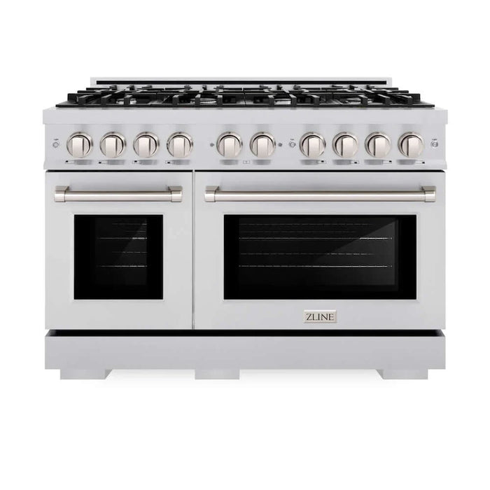 ZLINE 48" Select Dual Fuel Range Gas Cooktop Electric Convection Oven Stainless Steel HDR48