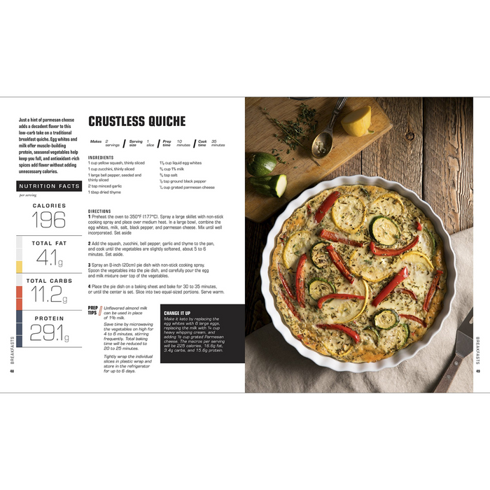 The Bodybuilder's Kitchen: 100 Muscle-Building, Fat Burning Recipes, with Meal Plans to Chisel Your Physique (Spiral Bound)