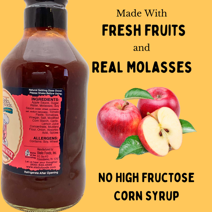 Stello Foods - Rosie's New Orleans Apple BBQ Sauce 30 oz