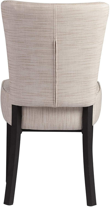 Set of 2 Kitchen Dining Leather Chairs w/ Thick Upholstered Seat and Backrest